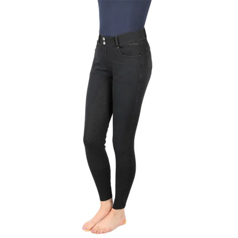 Hy Equestrian Elevate Denim Breeches Ladies in Black