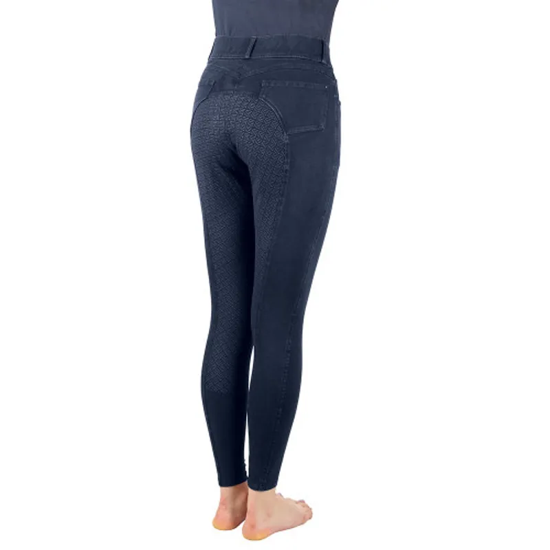 Hy Equestrian Elevate Denim Breeches Ladies in Blue-1