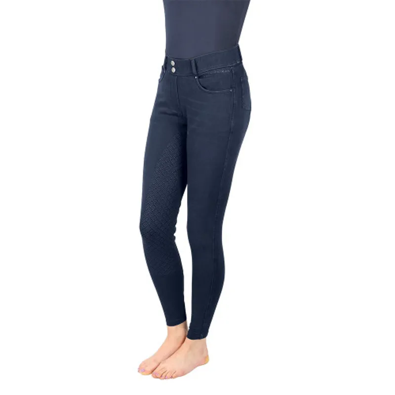 Hy Equestrian Elevate Denim Breeches Ladies in Blue