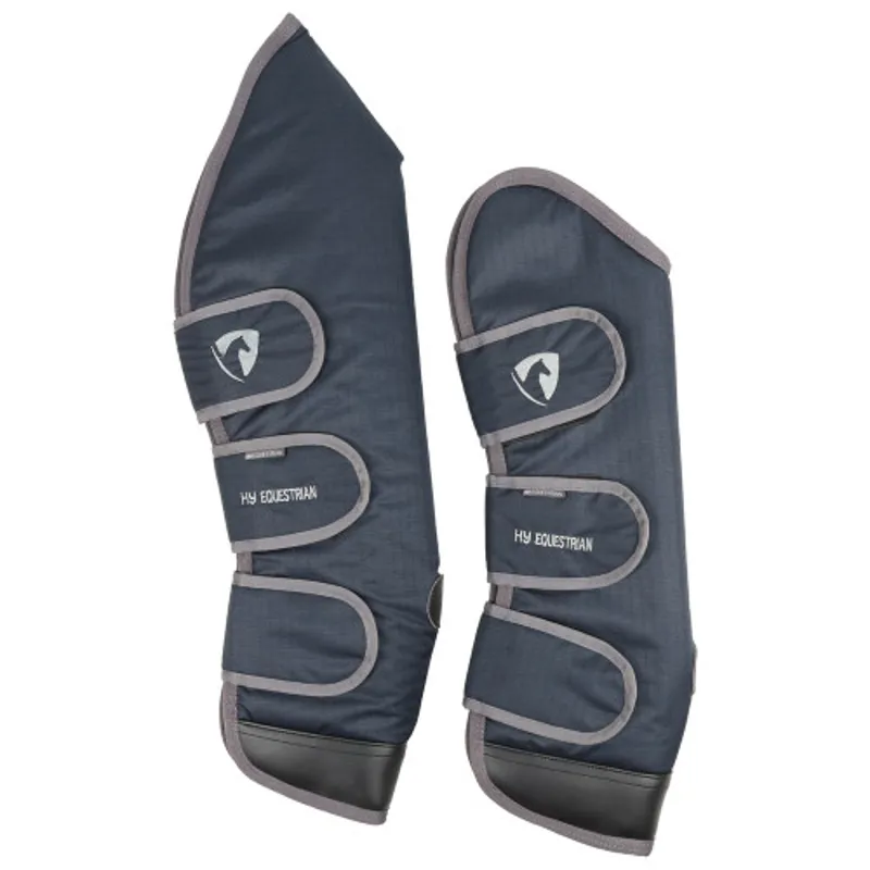Hy Equestrian Travel Boots in Navy/Grey