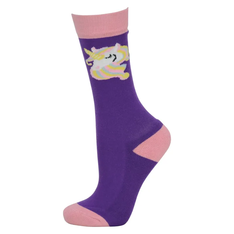 purple unicorn socks