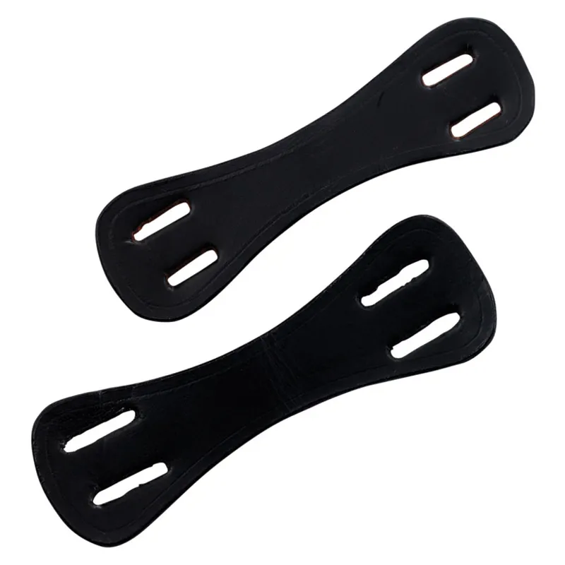 Hy Equestrian Leather Flash Attachment in Black