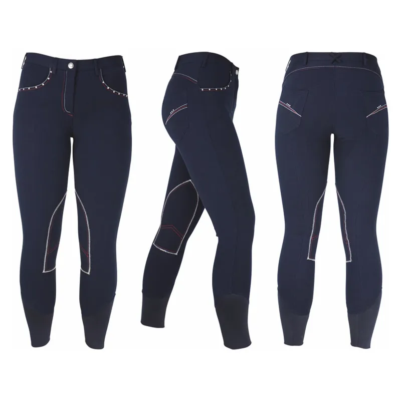 HyPERFORMANCE Diamante Breeches Ladies in Navy