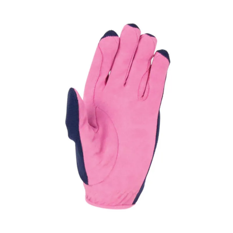 Little Rider I Love My Pony Riding Gloves in Navy/Pink - WEB EXCLUSIVE-1
