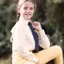 Equetech Junior Long Sleeve Stretch Show Shirt in Soft Yellow - WEB EXCLUSIVE