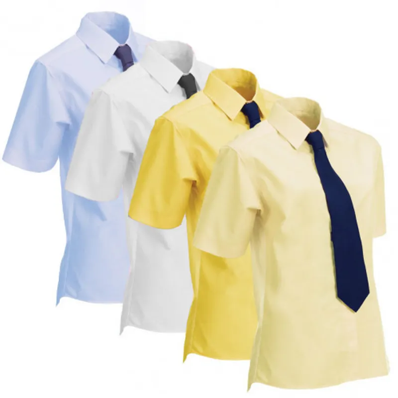 Equetech Junior Stretch Show Shirt in Soft Yellow