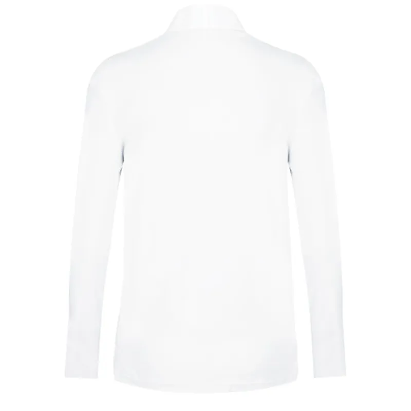 Equetech Junior Winter Stock Shirt in White-1