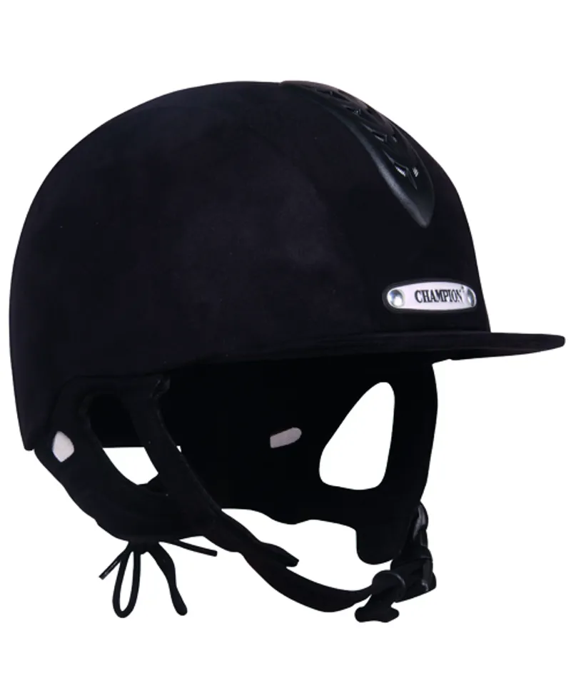 Champion Junior X-Air Plus Riding Hat in Black
