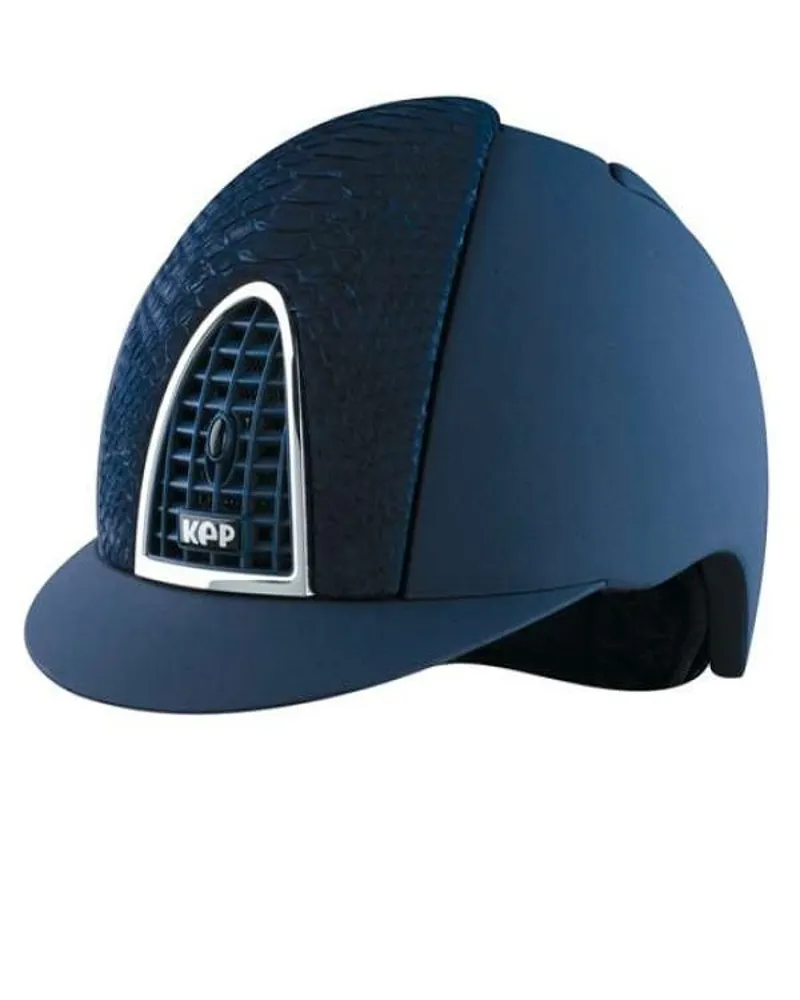 KEP Cromo T Cromo Textile Python Riding Hat RB Equestrian