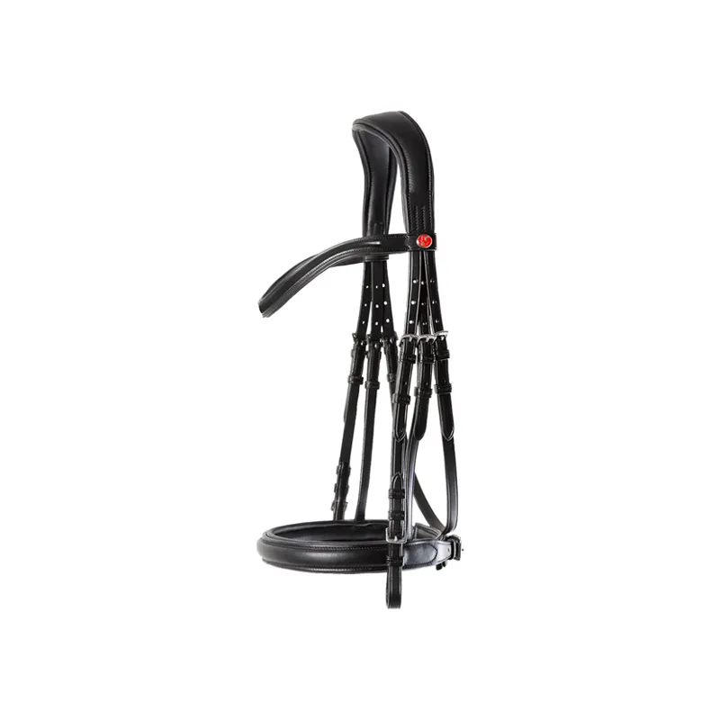 Kieffer Ultrasoft Sue Snaffle Bridle in Black - WEB EXCLUSIVE