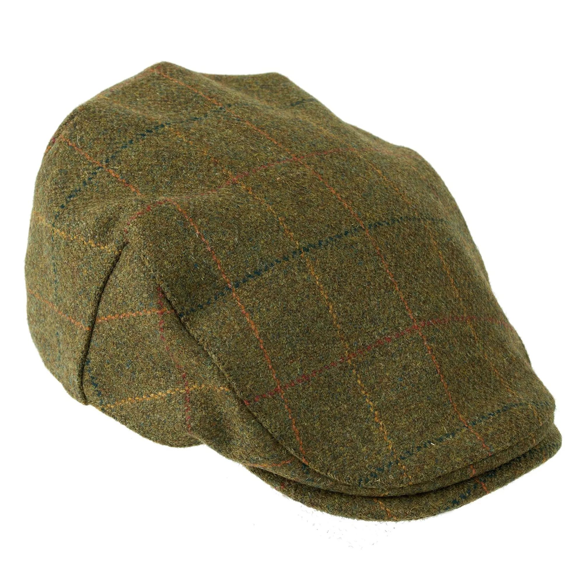 Heather Kinloch Tweed Flat Cap in Brown - Main Image