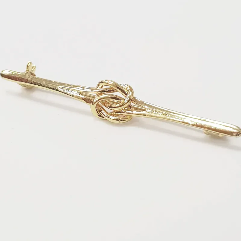 Equetech Knot Stock Pin in Gold