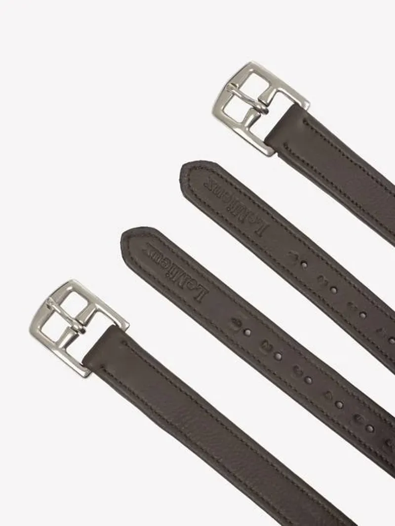 LeMieux Children's Stirrup Leathers in Brown-1