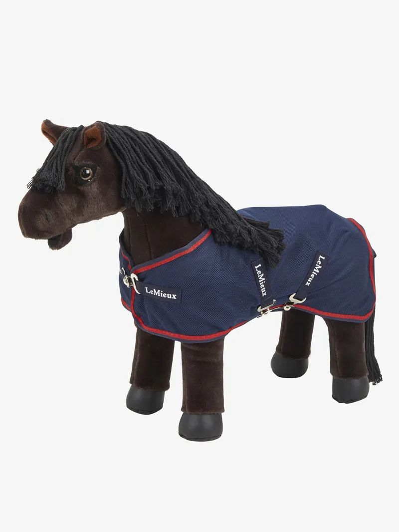 LeMieux Toy Pony Mesh Cooler Rug in Navy