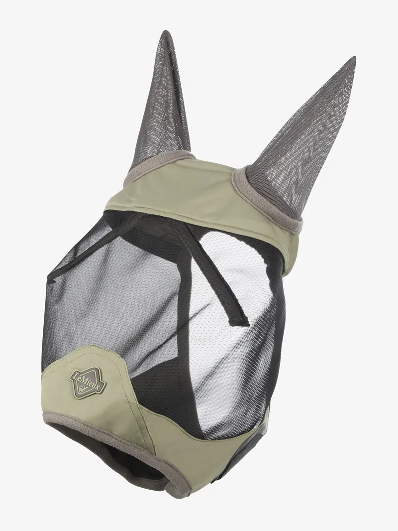LeMieux Visor-Tek Half Fly Mask in Fern