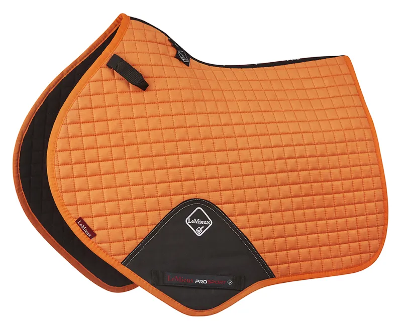 LeMieux Close Contact Suede Saddle Pad Blue RB Equestrian