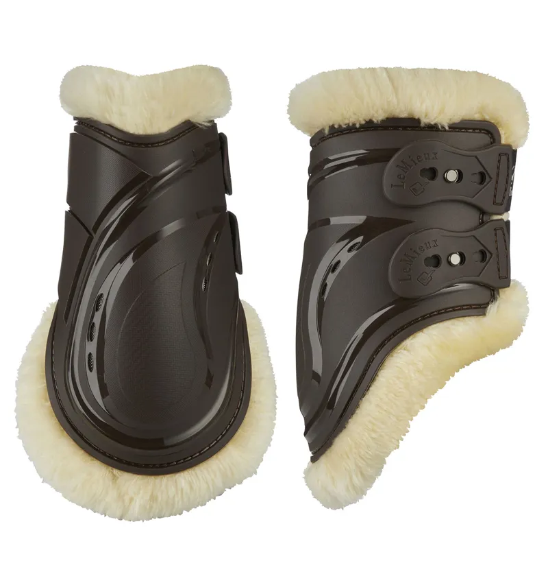 LeMieux Comfort Impact Responsive Gel Fetlock Boots in Brown