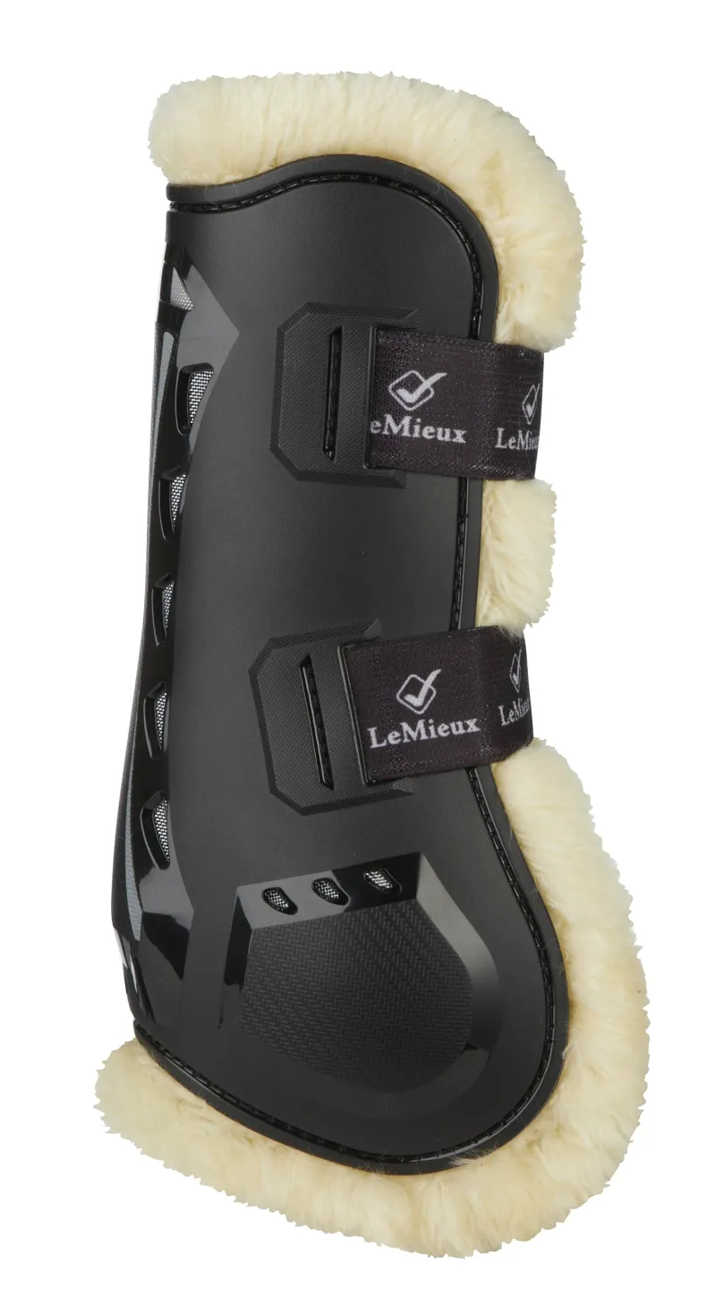 LeMieux Comfort Impact Responsive Gel Tendon Boots in Black-4