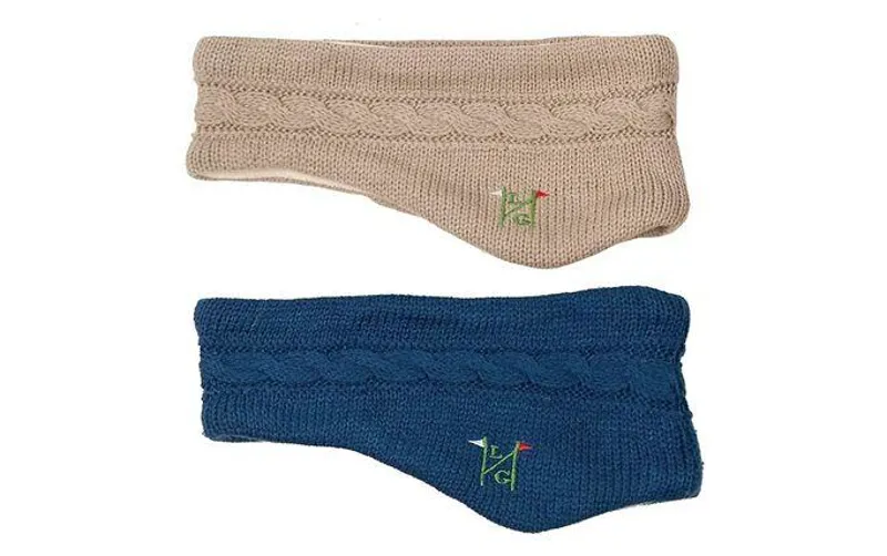 Lucinda Green Cable Knit Earwarmers