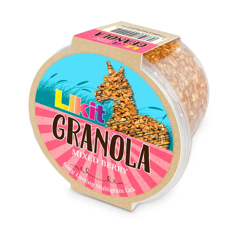 Likit Granola Multigrain Horse Treat in Mixed Berry