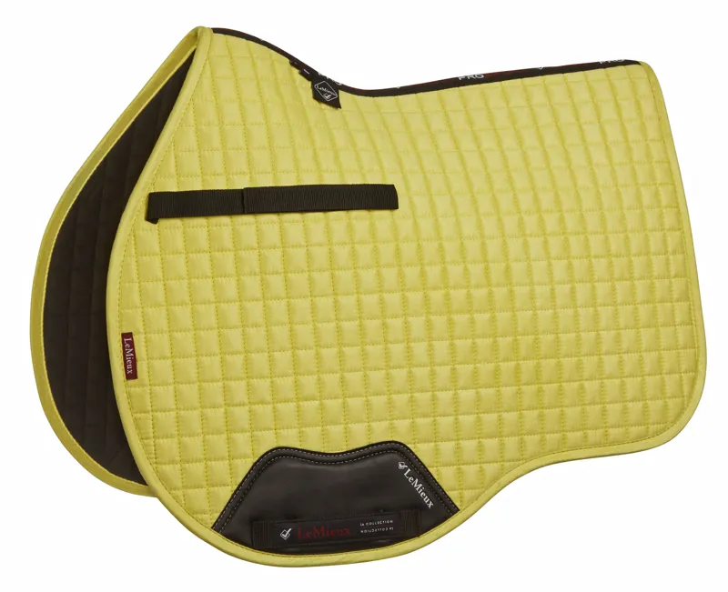 LeMieux ProSport Suede GP Square in Citron