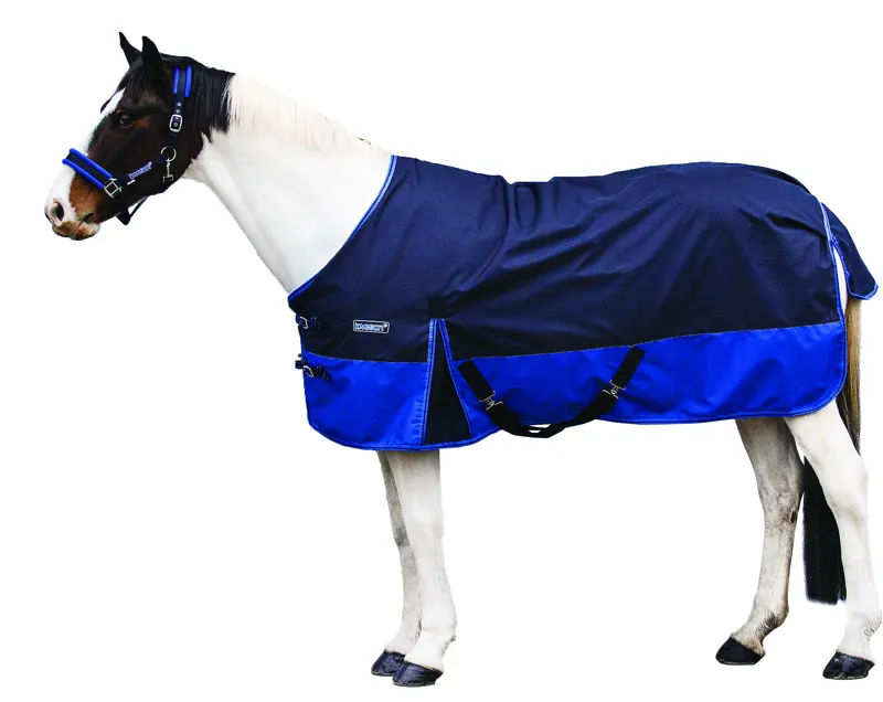 Loveson Lightweight Net Lined Turnout Rug in Navy
