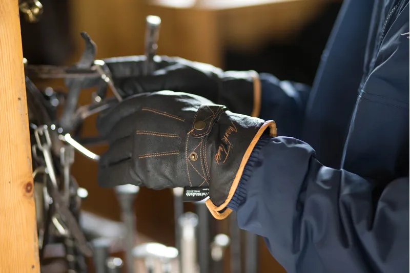 Mark Todd Winter Gloves with Thinsulate Ladies Brown-1