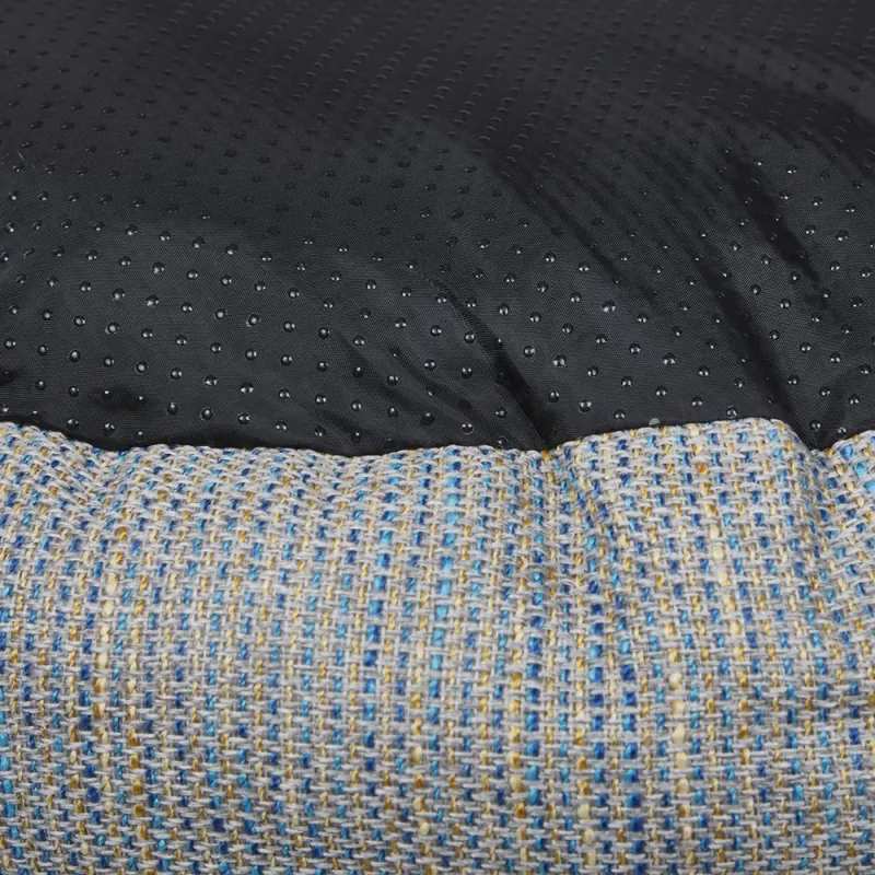 Petface Meadow Weave High Oval Dog Bed in Grey-3