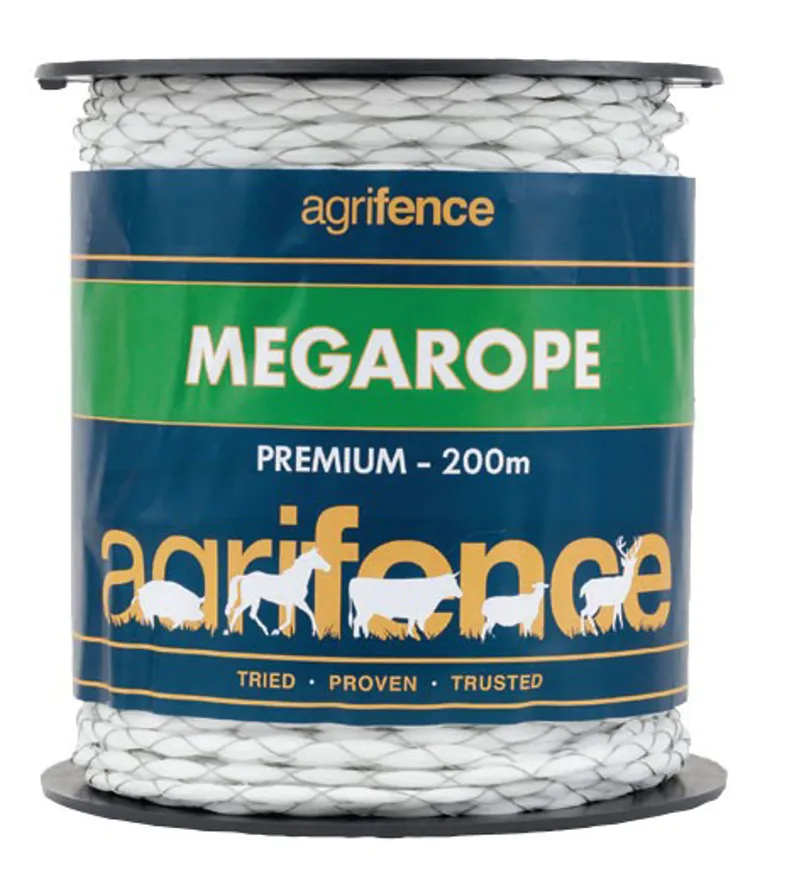 Agrifence Premium Megarope 200m in White