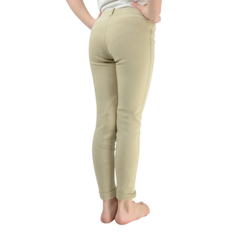 Hy Equestrian Junior Milligan Jodhpurs in Beige-1