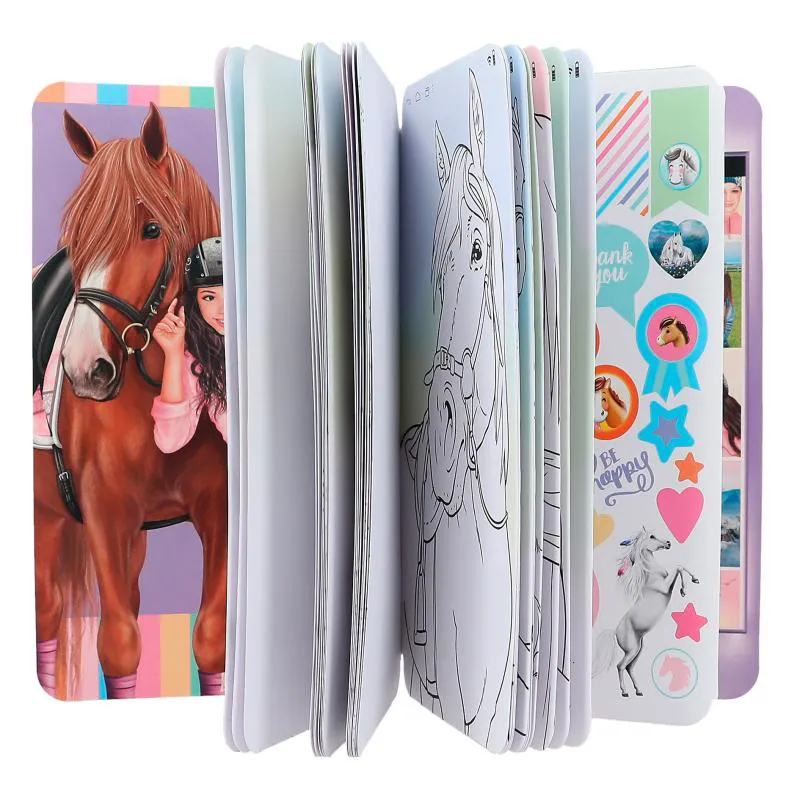 Miss Melody Selfie Colouring Book-1