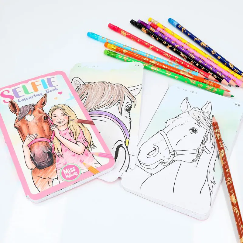 Miss Melody Selfie Colouring Book-2