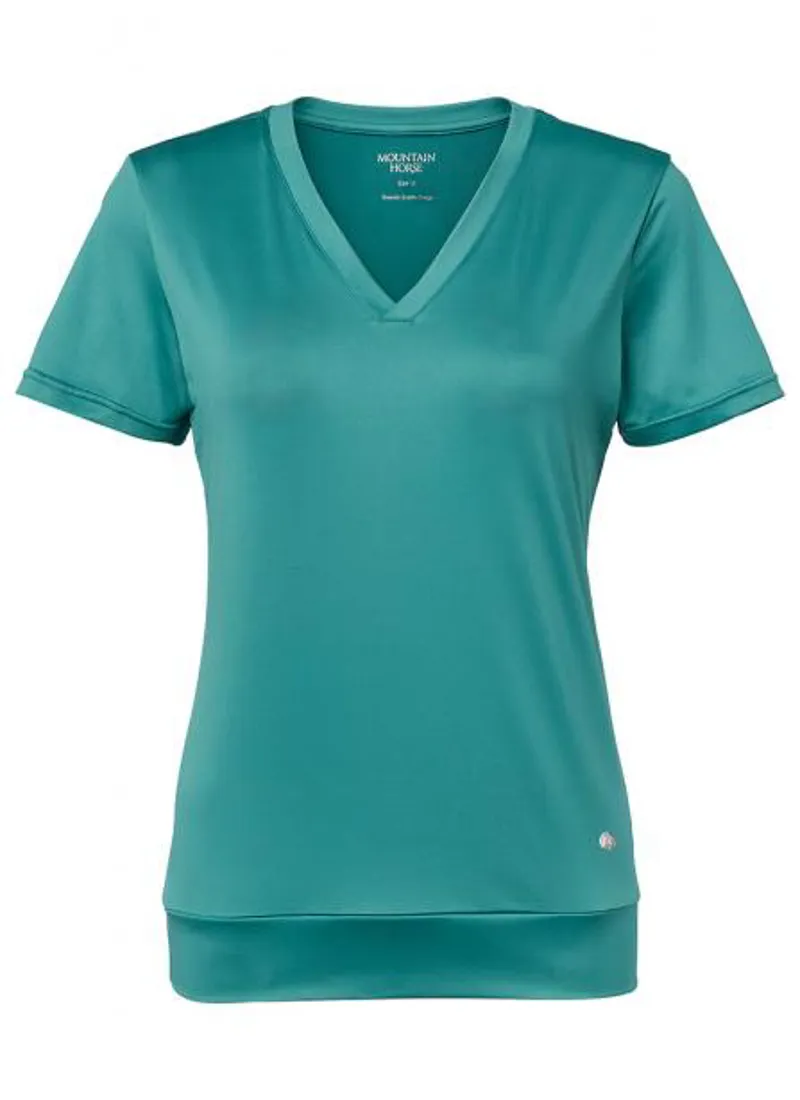Mountain Horse Active Tee Ladies in Teal Blue