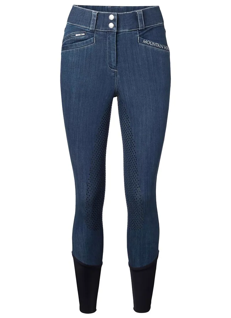 Mountain Horse Dream Denim Breeches Ladies in Blue