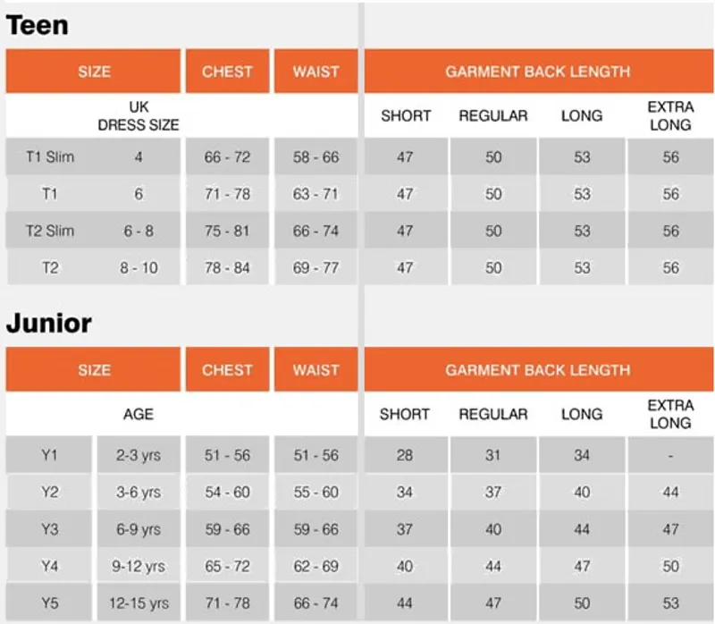 Body Protector Size Guide at Blake Sexton blog