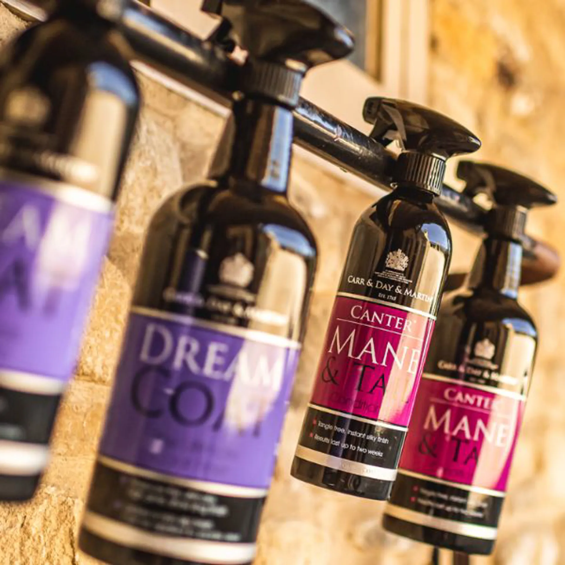 Carr Day Martin products hanging on a wall