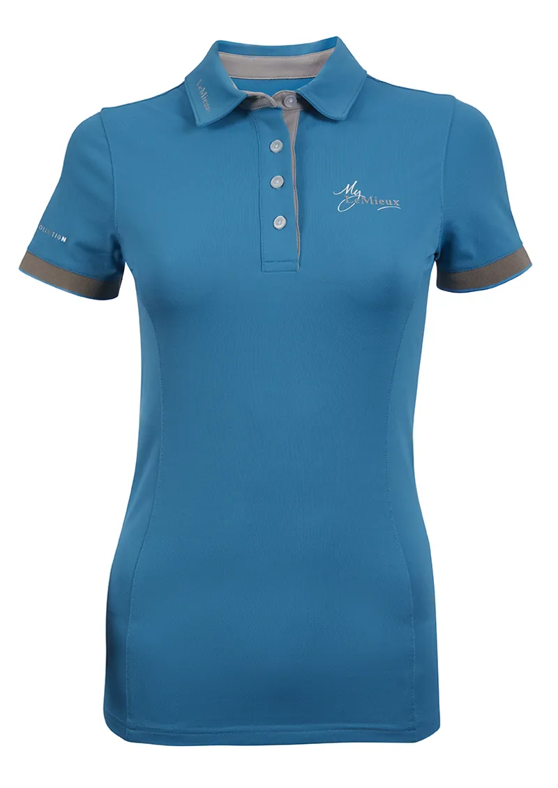 My LeMieux Polo Shirt Ladies Teal-1
