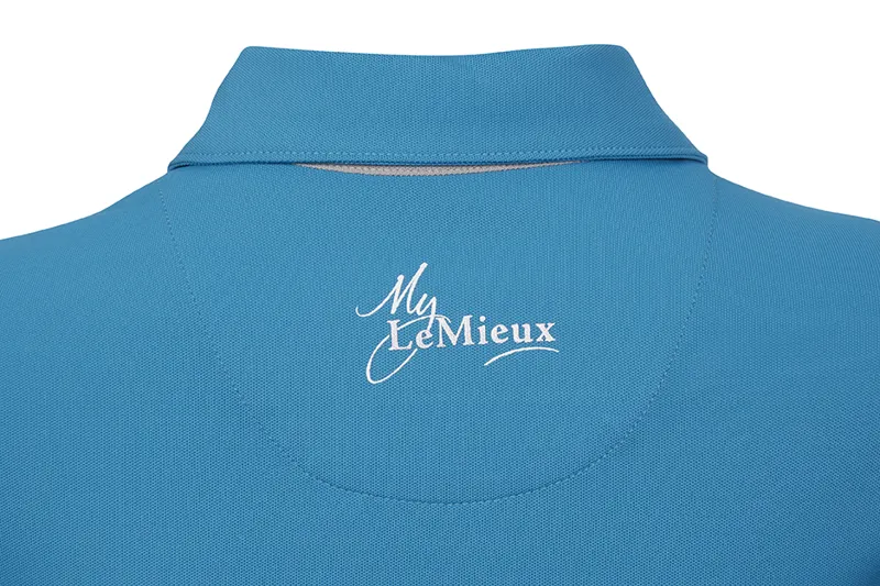 My LeMieux Polo Shirt Ladies Teal-5