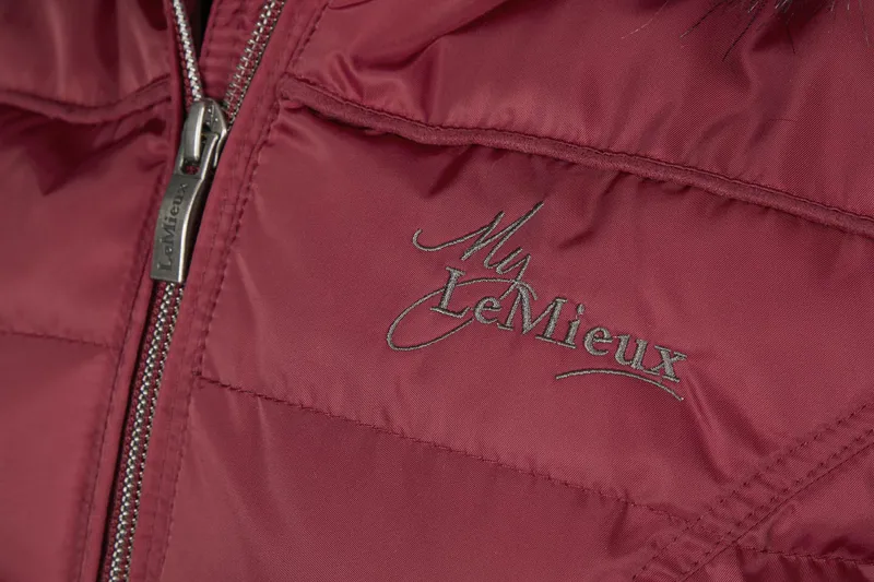 My LeMieux Winter Gilet in Mulberry-2
