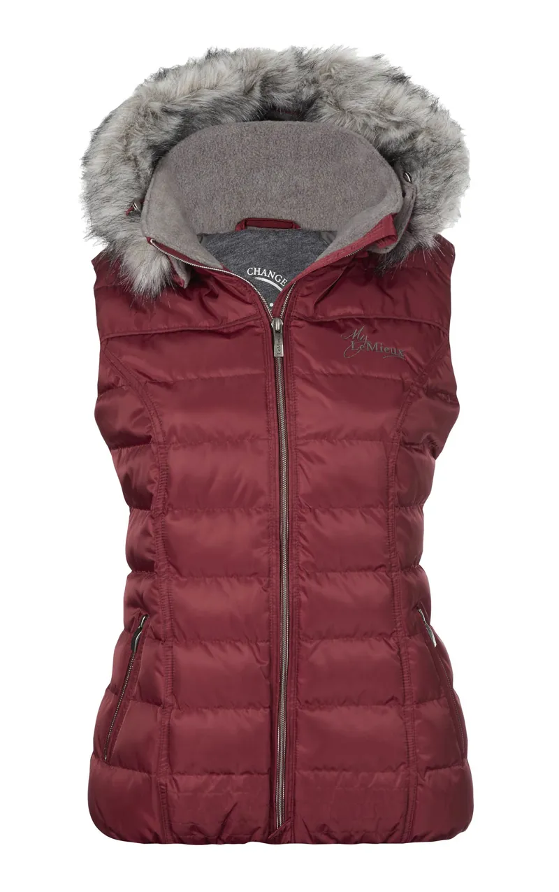 My LeMieux Winter Gilet in Mulberry