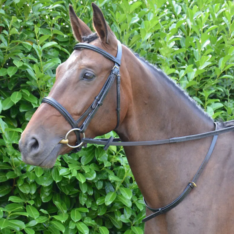 Hy Equestrian Leather Neck Strap in Brown - WEB EXCLUSIVE
