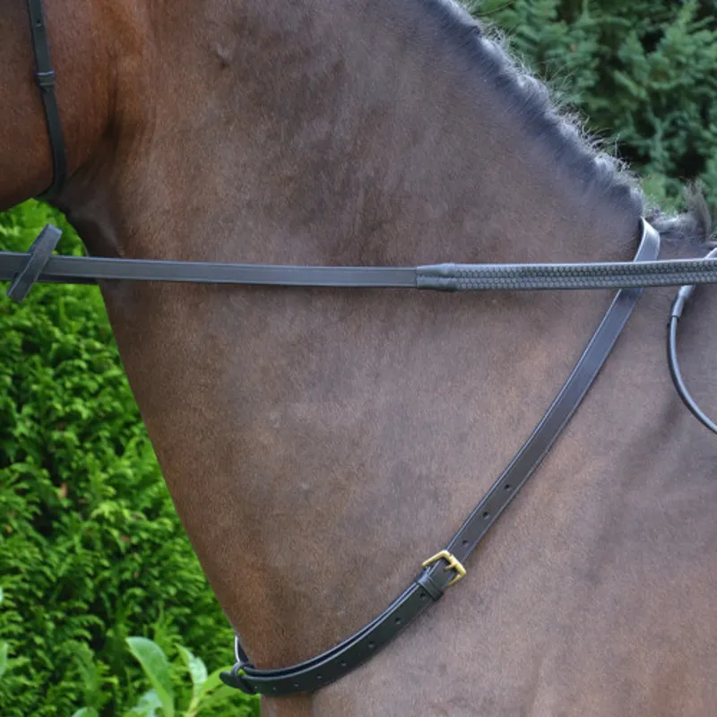 Hy Equestrian Leather Neck Strap in Brown - WEB EXCLUSIVE-1