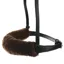 Hy Equestrian Noseband Cover in Brown - WEB EXCLUSIVE