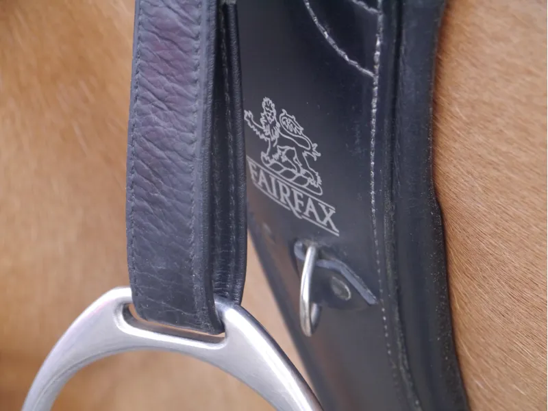 Fairfax Short Event Leather Girth in Black-1