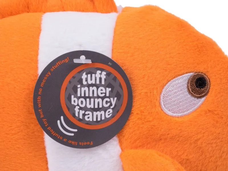 Petface Seriously Strong Rubber and Plush Fish-2