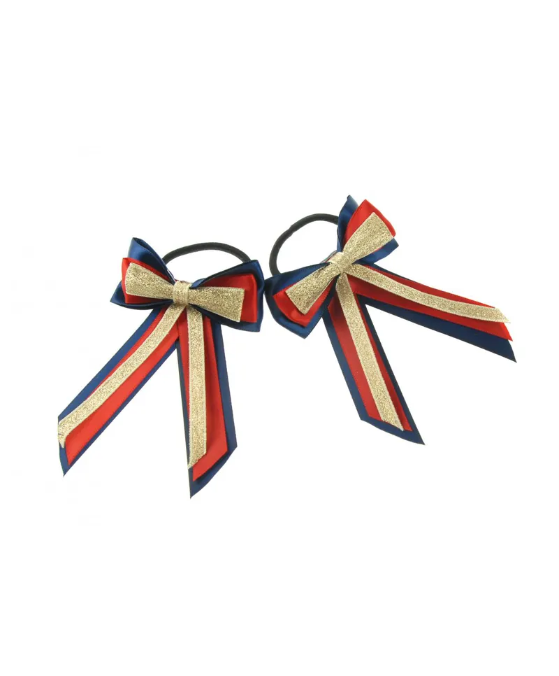 ShowQuest Piggy Bow and Tails in Navy Red and Gold