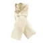 Equetech Plain Jacquard Untied Riding Stock in Cream - WEB EXCLUSIVE