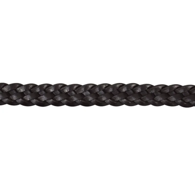 Hy Equestrian Plaited Reins in Black - WEB EXCLUSIVE