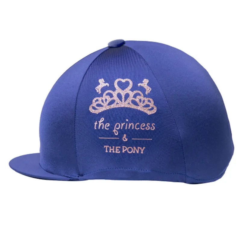 Little Rider Princess and the Pony Hat Cover in Navy