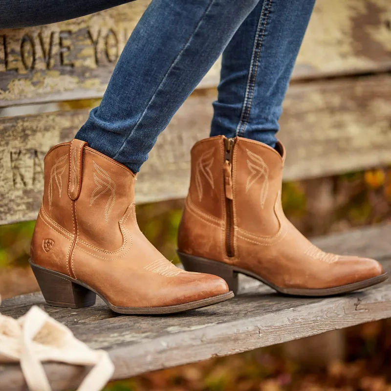 Ariat Darlin Western Boot Ladies in Burnt Sugar-6